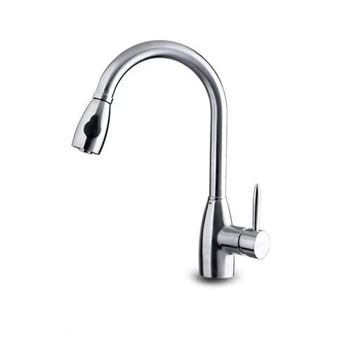 304 stainless steel faucet with brushed finish pull out kitchen faucets brushed faucet hot and cold water faucet