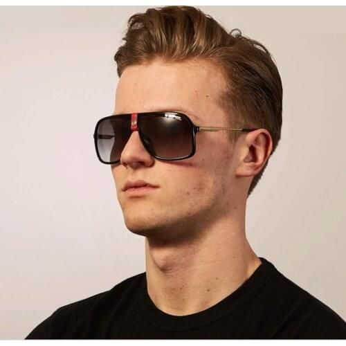 TEENYOU 2020 Fashion Aviation Sunglasses Women Men Driving Eyewear Black Frame Male Female Leather Sun Glasses UV400
