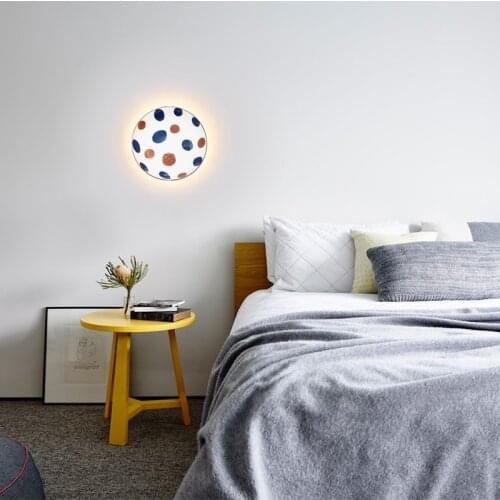 Nordic modern LED bedroom living room ceramic craft ceiling lamp study room night light restaurant stainless steel art lamp