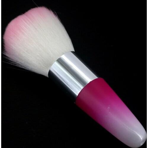 Nail Cleaning Brush Tools Nail Art Care Manicure Pedicure Soft Remove Dust Clean Brush Pink for Nail Salon Use