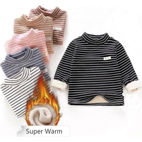 Toddler boys girls Sweatshirts Warm Autumn Winter Coat Sweater Baby Long Sleeve Outfit Tracksuit kids shirt cheap clothes 2020