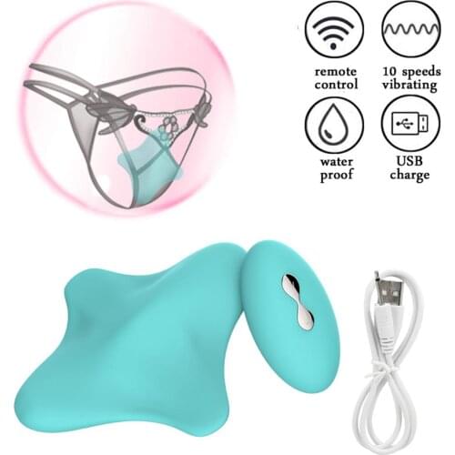 Invisible Wireless Remote Control Vibrator 10 Speeds Wearable Clitoral Stimulator Panties Vibrating egg Sex Toy For Women