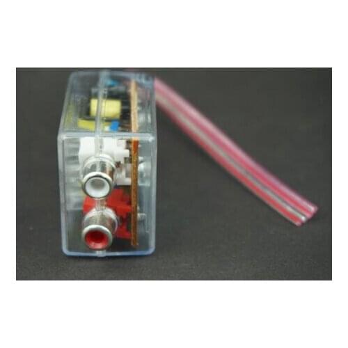 High to Low Frequency Speaker Level Adjustable Impedance Converter RCA Line