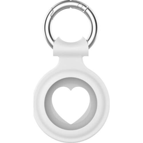 Love Heart Protective Cover Silicone Case Tracker Protector Shell for AirTags