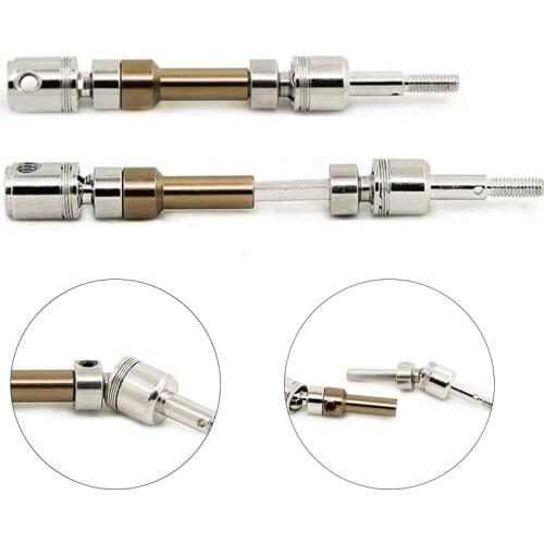 1Pair Metal Axle Transmission Wheel Axles Drive Shaft for 1/12 FY 03 04 05 06 RC Car Parts Replacement Upgrade Accessories