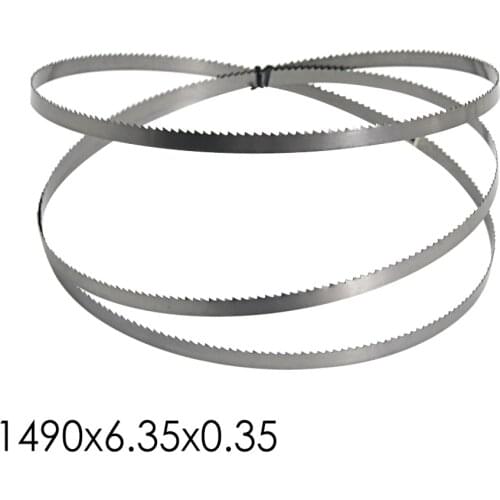 58-1/2” inch Bandsaw blades 1490 x 6.35 x 0.35mm Power Tool Accessories for Scheppach BASA 1.0 Lumberjack BS200 Wood Band Saw
