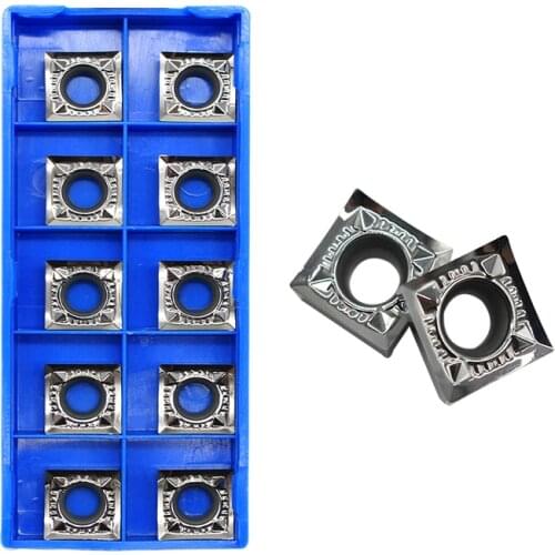 10PCS SCGT120404 AK H01 Aluminum Cutter Blade Insert Cutting Tool Turning Tool Lathe Turning Holder Alloy wood