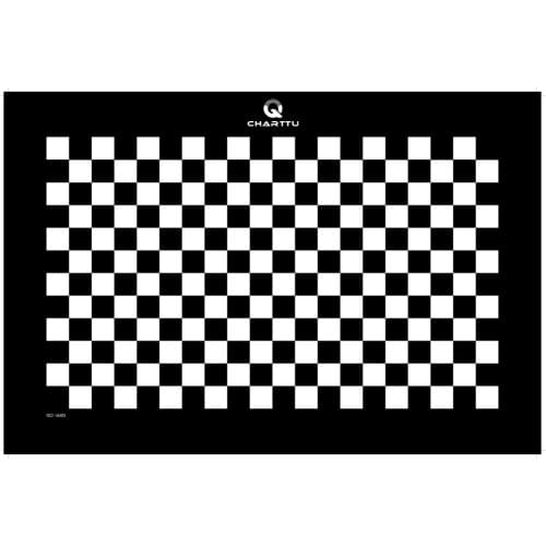 280X210mm Distorted Checkerboard Chart (ISO 16505 Standard) Check The Rearview Mirror Can be customized Reflective chart