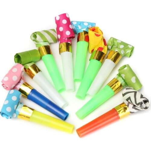 20Pc/Lot Whistle Blowing Toys Funny Childrens Kids Child Boy and Girl Birthday Party Supplies Baby Birthday Set