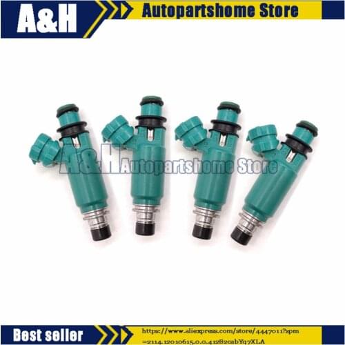 4PCS Good Quality Auto Fuel Injector Set OEM 15710-64G00 195500-3290 1571064G00 1955003290