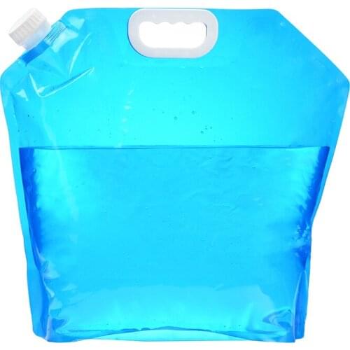 5L/10L Portable Fold Water Bag Storage Lifting Travel Camping Hiking