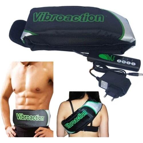 Anti cellulite Body massager back Vibro massage belt vibrator electric slimming cream leg foot waist Vibroaction Belt machine