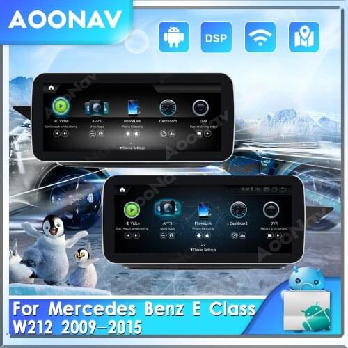 8+256GB Android 11.0 Snapdragon 662 car radio GPS For Mercedes Benz E Class W212 E200 E230 E260 E300 2009-2015 multimedia player