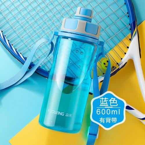 Large Capacity Plastic Water Cup Mens Portable Water Bottle Sports Bottle Tea Cup Summer Outdoor Sports Large Kettle