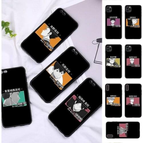 FHNBLJ Haikyuu Hinata Attacks Anime Phone Case for iPhone 11 12 pro XS MAX 8 7 6 6S Plus X 5S SE 2020 XR case
