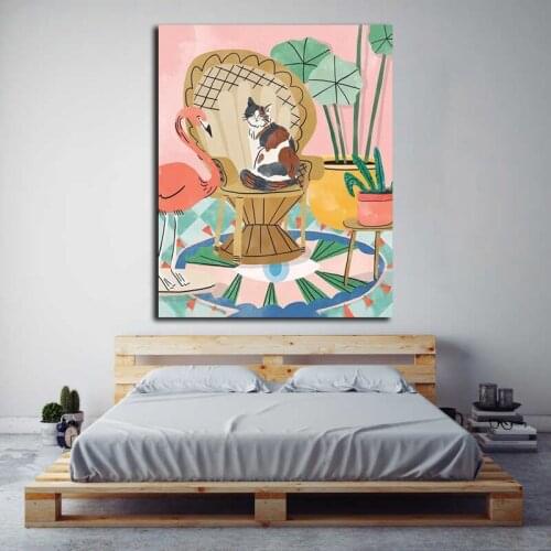 DIY colorings pictures by numbers with color cartoon picture drawing painting by numbers framed Home