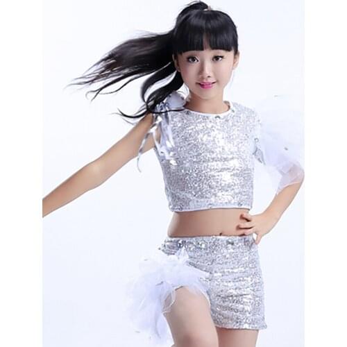 2019 Jazz New beauty Costume Girl boy Dj Female Singers stage Nightclubs DS sexy Children tops+pant Clothing Bar costume Y10639