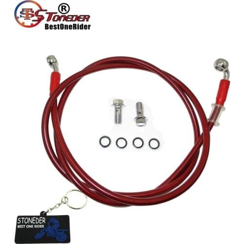 STONEDER 59" Hydraulic Brake Line Cable Hose For Dirt Bike ATV Quad Buggy Go Kart Motorcycle