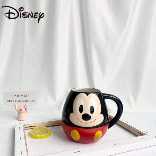 Disney Mickey Mickey Mouse Ceramic Cup Big Belly Cup Cute Cartoon Office Water Cup Home Mug