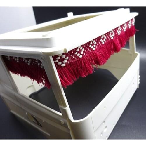 Rc Truck Body Cab Interior Lace Cloth For 1/14 Rc Tractor Trailer Tamiya Scania R620 MAN TGX Volvo FH16 Benzs 1851 3363 Lesu