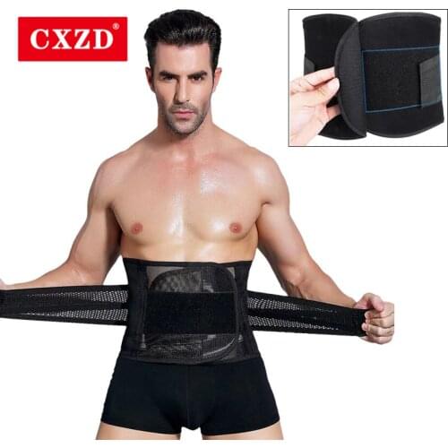 CXZD Modeling Straps Waist Trainer Men Slimming Belt Belly Corset for Men Body Shaper Modeling Strap Girdle Slim Belt Supports