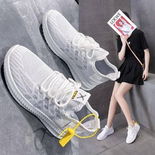 Women spring and summer thin 2021 new mesh surface breathable versatile flat shoes low-top soft sole sneaker