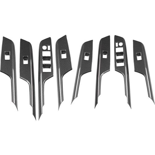 Car Window Glass Lift Panel Glass Window Lift Switch Decorative Cover for Toyota Harrier 2020 Hand Drive