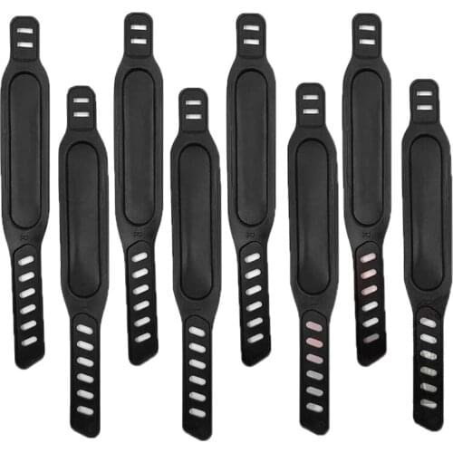 Top!-8PCS Exercise Bike Pedal Straps, Adjustable Pedal Straps Foot Pedal Straps for Spinning Exercise Bike Home or Gym