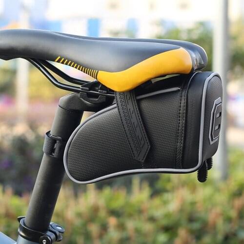 Bicycle Bag Waterproof MTB Road Bike Saddle Bag Reflective Seatpost Bag Cycling Tail Rear Pouch Bicycle Repair Tool Saddlebag
