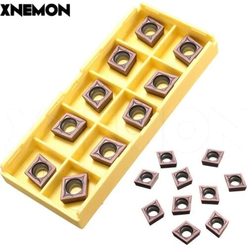 10/100pcs CCMT09T304 VP15TF Carbide Inserts High Quality Insert with Box Mayitr For Lathe Turning Tool Holder