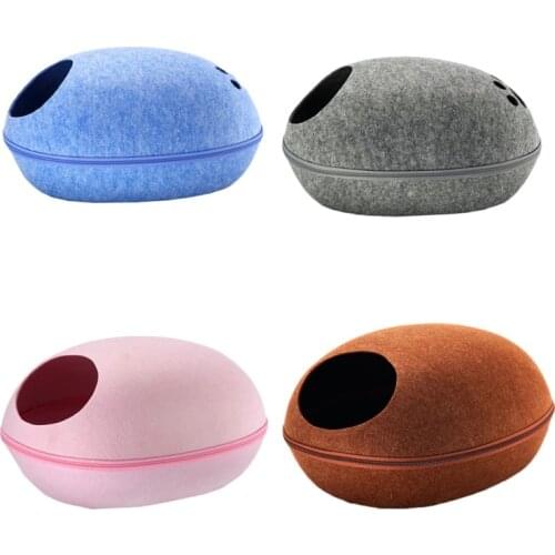 Winter Warm Cat Beds Pets Cave House Sleeping Bag Mat Pad Tent Cat House Cave Sleeping Bag Cushion Thickened Pet Bed