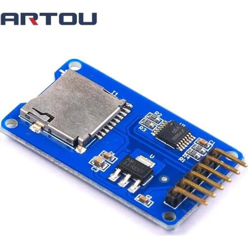 1pcs Micro SD card mini TF card reader module SPI interfaces with level converter chip for arduino