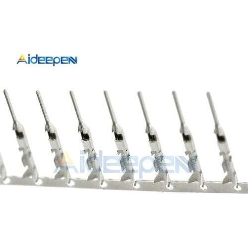 1000pcs 2.54mm Dupont Jumper Wire Cable Housing Male Contor Terminal Crimps