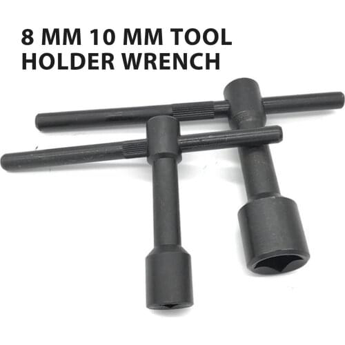 8x8/10x10 Square Tool Holder Wrench Lathe Tool Holder Screw Wrench Inner Square Wrench Key Wrench Spanner For M8 M10 Screws