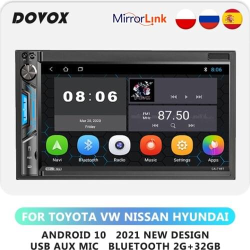 60BT PRO 2 Din Android 9 Car Radio For Toyota Nissan Hyundai Lada GPS Navigation 7" Universal Multimedia Player Autoradio 2din