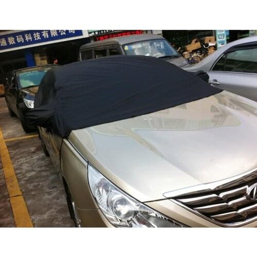 Car Half Body Sun Shade Cover Waterproof UV Snow Dust Protector L