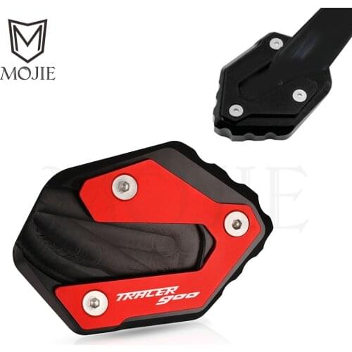 For YAMAHA TRACER 900/TRACER 900 GT 900GT 2014-2021 Motorcycle CNC Kickstand Foot Side Stand Extension Pad Support Plate Enlarge