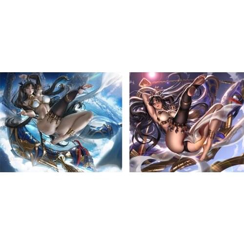 Fate Grand Order Beauty Goddess Ishtar Sexy Temptation Art Poster and FGO Game Anime Picture Wall Room Custom Canvas Painting