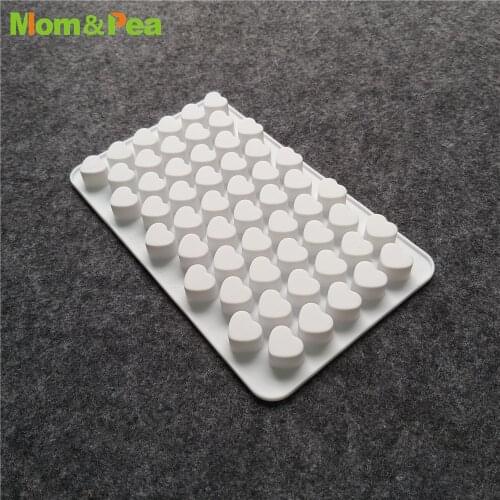 GT16-7 55-cavity Heart Shaped Silicone Chocolate Mold Dessert Mousse Mould Cake Decoration Tools