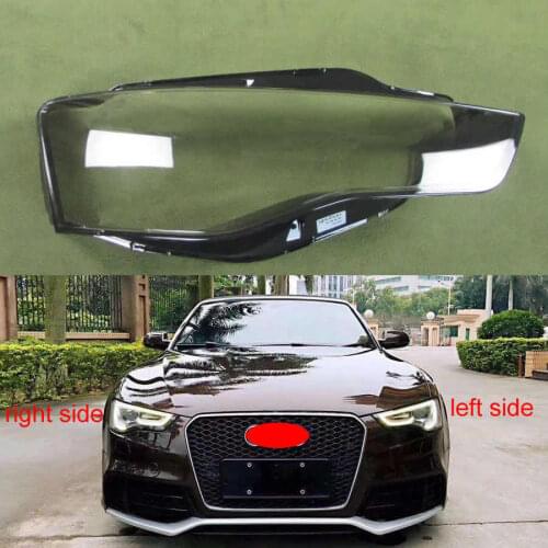 Headlamp Cover Lampshade Transparent Cover Headlights Shell Lampshade Lens Glass For Audi A5 2012 2013 2014 2015 2016