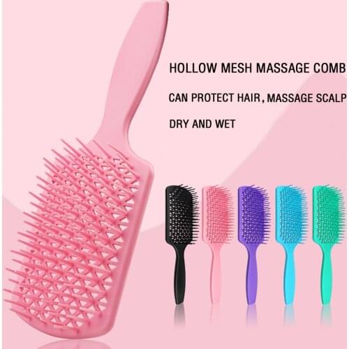 Massage Detangling Hair Brush Scalp Massage Hair Comb Detangling Brush For Curly Hair Brush Detangler Hairbrush Women Men Salon
