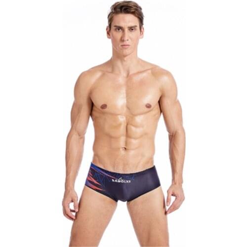 Plus Size Swimwear Men Quick Drying Beach Surfing Swimsuit Swim Trunks Summer Mens print aurora Swimming Shorts Short Briefs