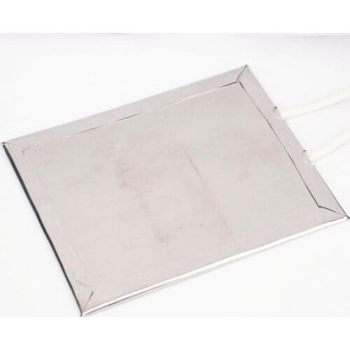 100x120mm 220V AC Stainless Steel heating plate Heater for Chemical reagent mould Electrical Wires