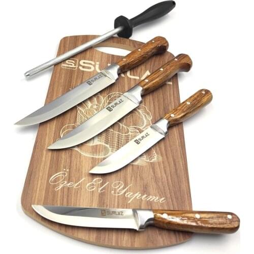 Stainless Steel Kitchen Handmade Knife Set Ultra Sharp Knife Set of 4 Fruit Knife סכין מטבח בעבודת יד מנירוסטה