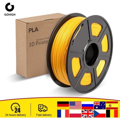 GOHIGH PLA Filament 1KG/Rolls Filament 1.75MM Spool PlA 3D Printer Filament Environmental Protection Non-toxic