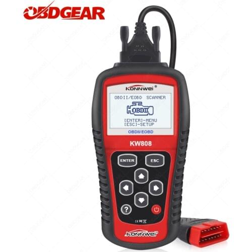 2020 Newest KONNWE KW808 OBD2 Scanner OBD2 Code Reader Engine Reset Tool EOBD/CAN OBD2 Diagnostic Tool like MS509 Autos scanner