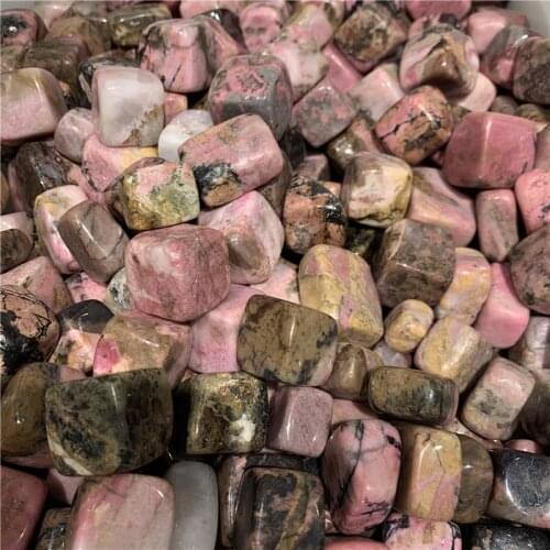 New arrivals 1000g natural rose stone cube polished gemstone reiki healing crystals tumbled stones for home decoration