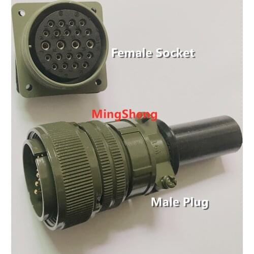 Original new 100% 5015 American Standard aviation plug straight MS3106A28-11P MS3102A28-11S 22 core waterproof connector