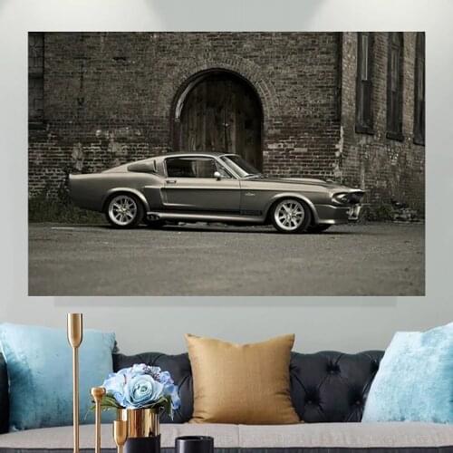 Poster HD Print Old Retro Photo Classic Vintage Car Nordic Wall Art Living Room Study Home Decoration