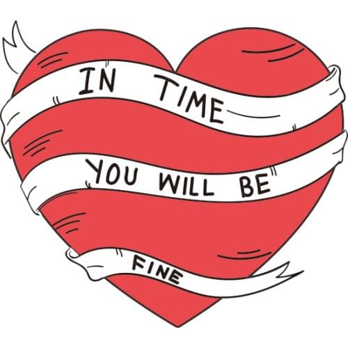 Diy Red Heart Heat Vinyl Clothing Stickers on Clothes Heat-Transfer Vinyl Prints on Clothing Applique Decor For Washable Iron